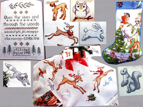 Woodland stocking tree skirt - stocking,